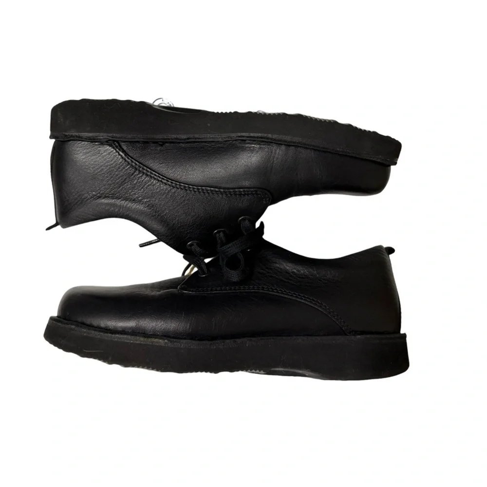 SAMUEL HUBBARD Men's free Oxford Shoes Black Leather Size 7 / EU 40